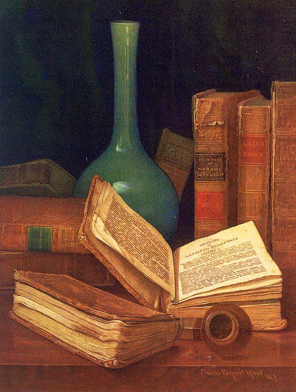 Hirst, Claude Raguet The Bookworm's Table china oil painting image